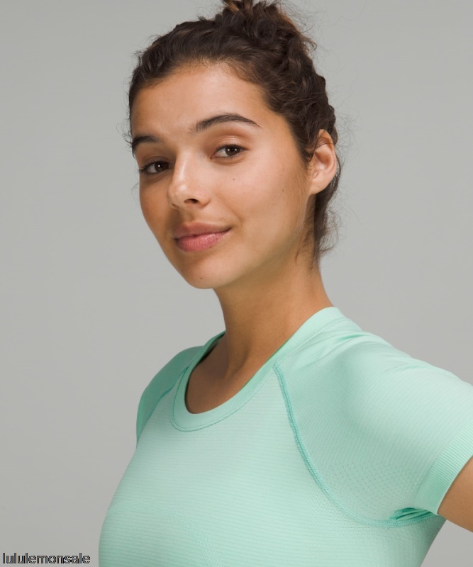 Lululemon Damen DELULU157 | Lululemon Deutschland Wild Mint Swiftly Tech Kurzarmshirt 20